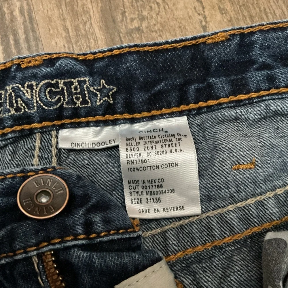 Men’s Cinch jeans 31x36 - Picture 3 of 3